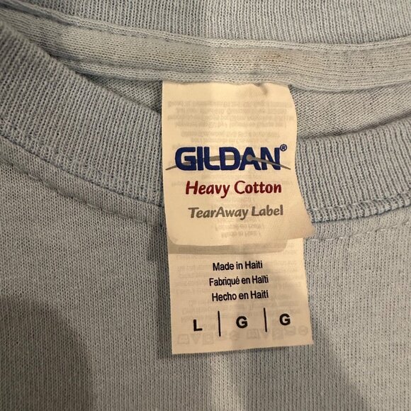 GILDAN MENS BLUE LARGE FANTASY FOOTBALL CHAMPION BRAGGING T SHIRT LARGE - Picture 5 of 7